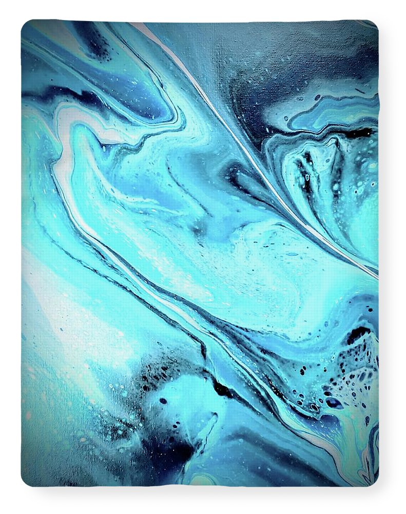 Azure - Fine Art Print Blanket