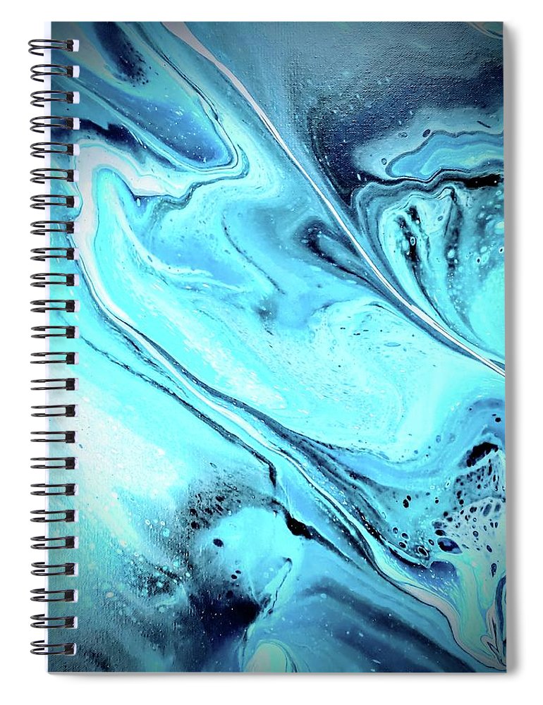 Azure - Fine Art Print Spiral Notebook