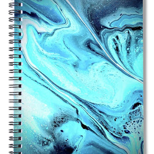 Azure - Fine Art Print Spiral Notebook