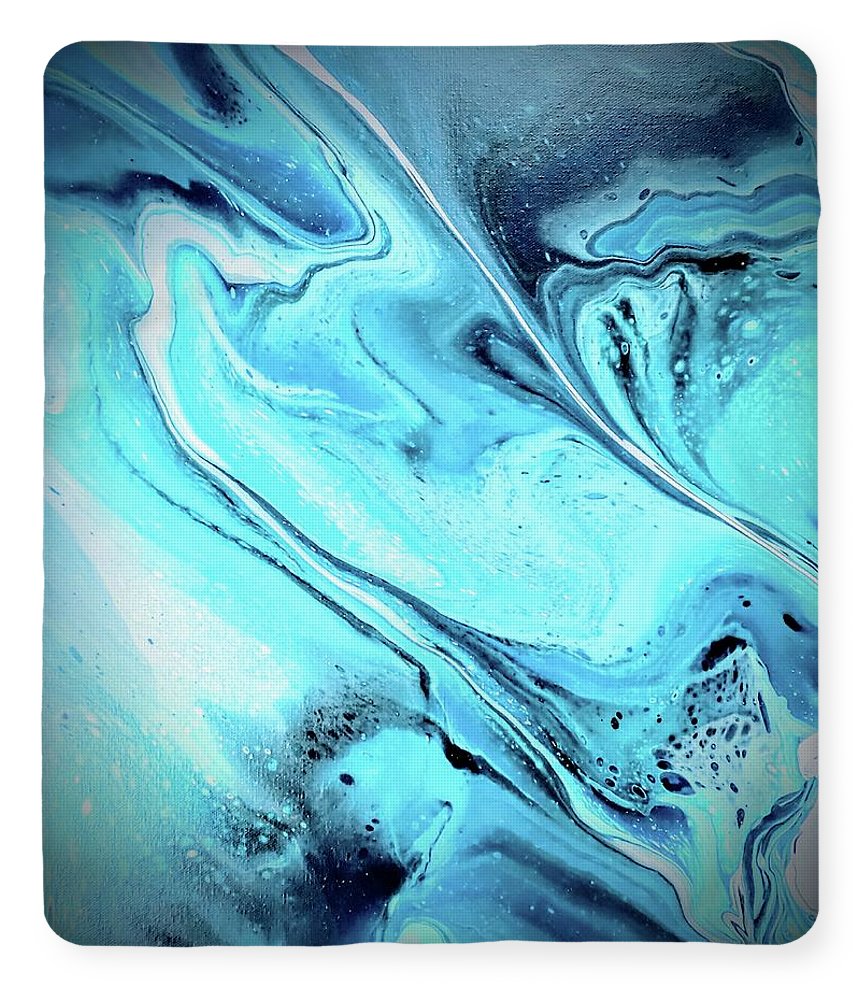 Azure - Fine Art Print Blanket
