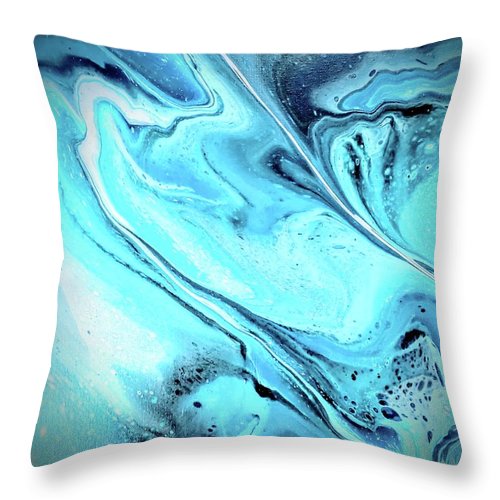 Azure - Fine Art Print Throw Pillow