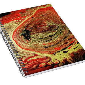 Fiery - Fine Art Print Spiral Notebook