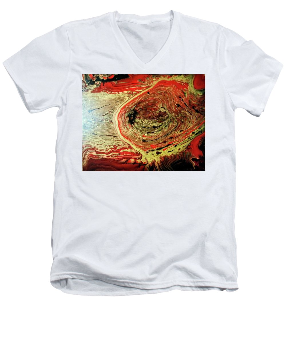 Fiery - Fine Art Print Men's V-Neck T-Shirt