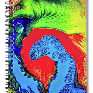 Lava flow - Fine Art Print Spiral Notebook