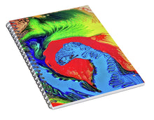 Lava flow - Fine Art Print Spiral Notebook